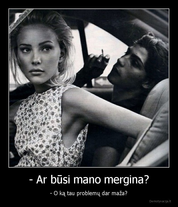 mergina,atsakymas