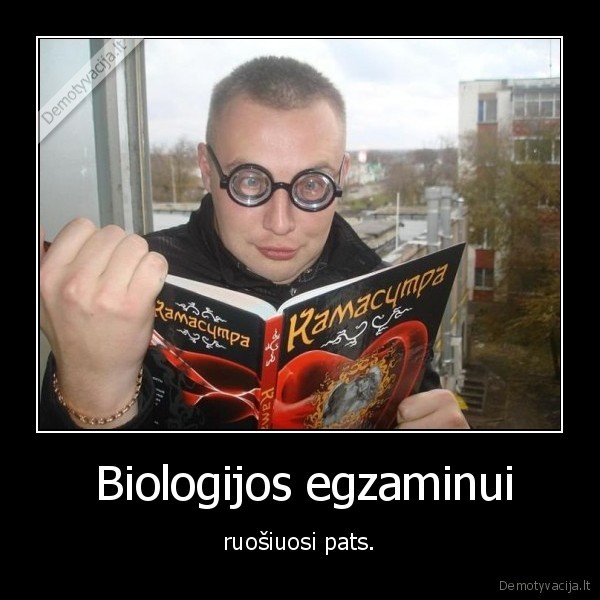 egzaminas,biologija
