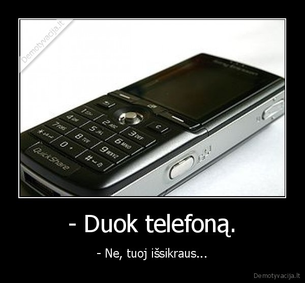 telefonas, tuoj, issikraus