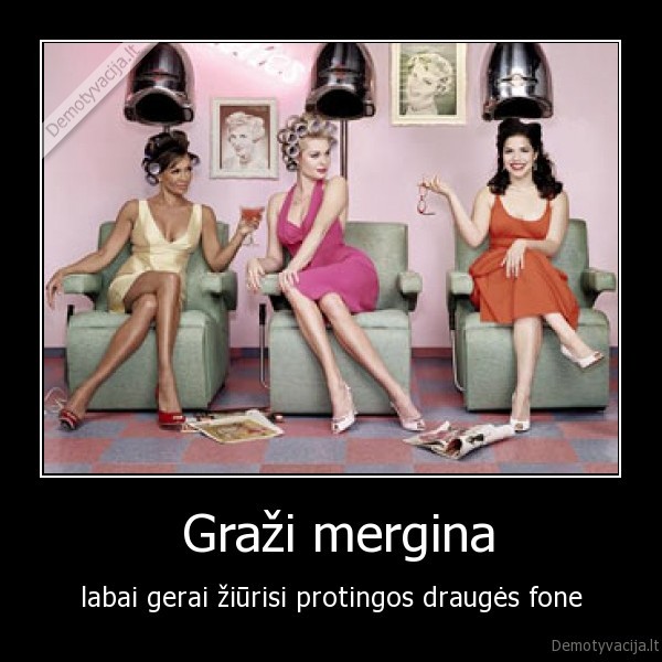  Graži mergina