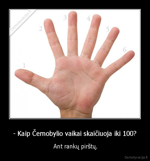 - Kaip Černobylio vaikai skaičiuoja iki 100?