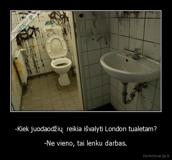 lenkai, tualetai