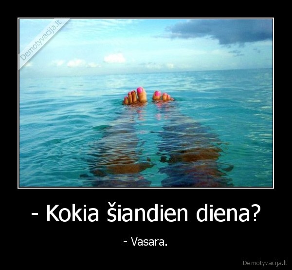 - Kokia šiandien diena?