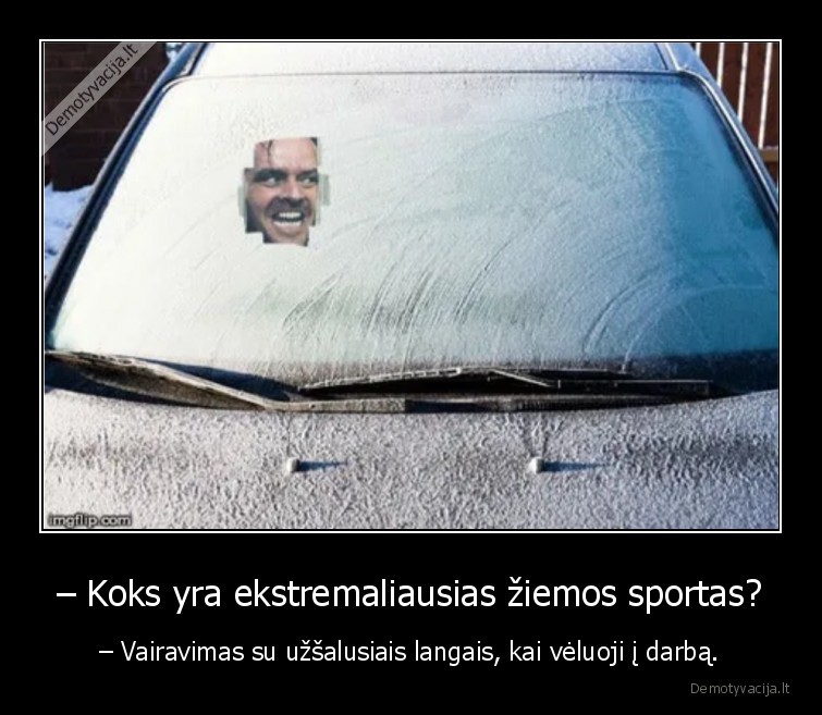 langas,sportas,masina,uzsalo,ziema