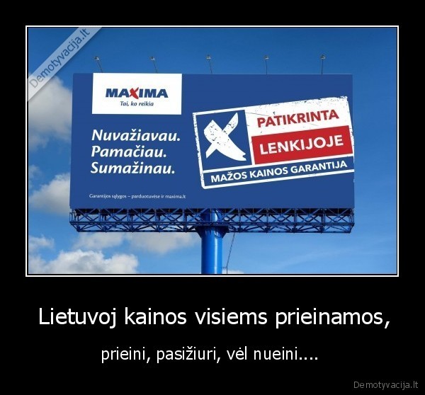 maxima,kainos,lietuva