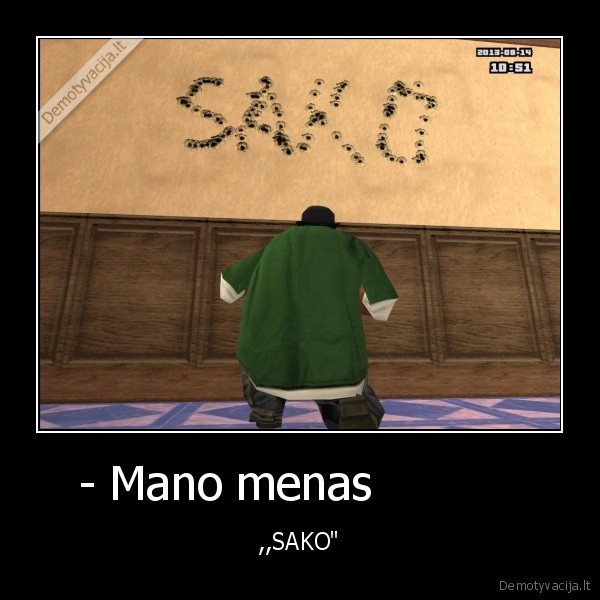 - Mano menas          