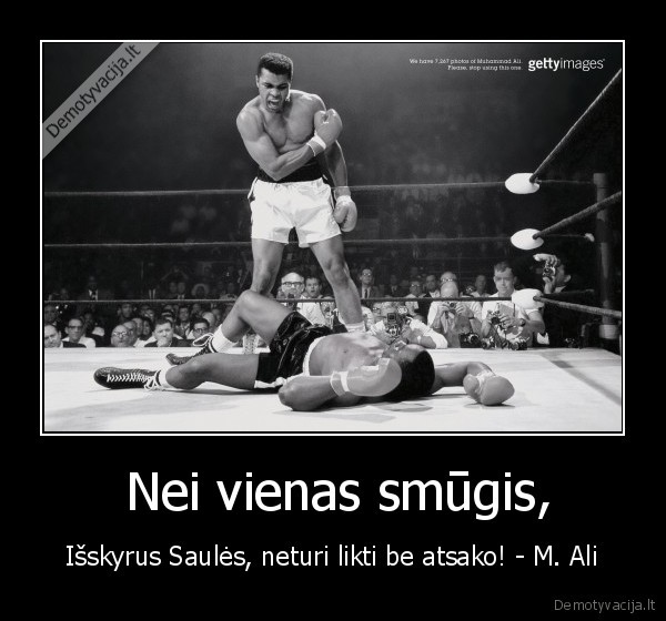  Nei vienas smūgis,