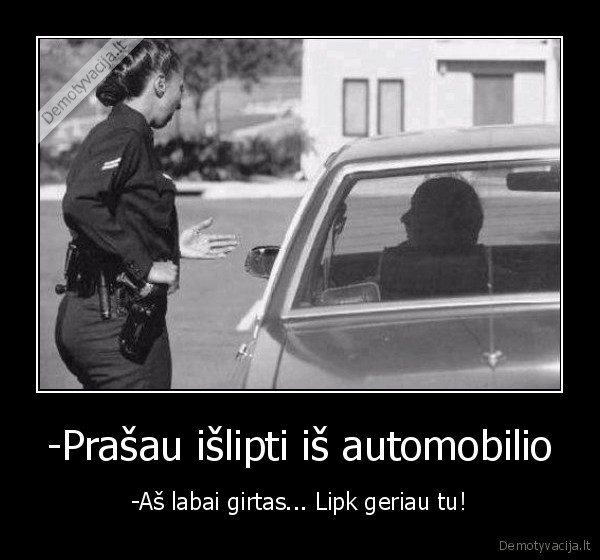 policijos, pareigune,girtas, vairuotojas