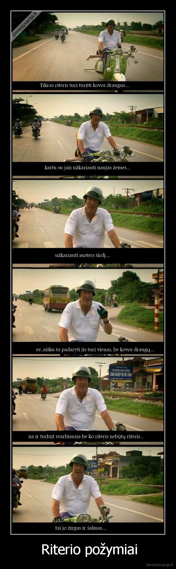  Riterio požymiai