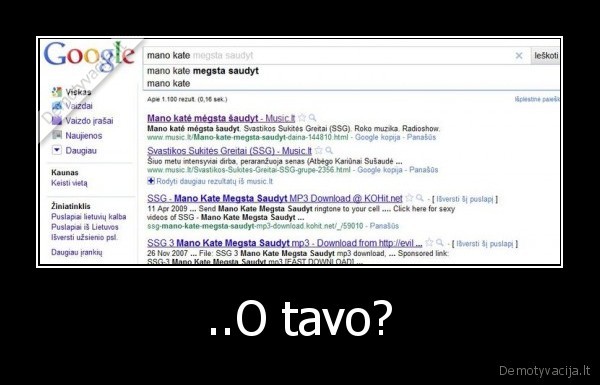 ..O tavo?