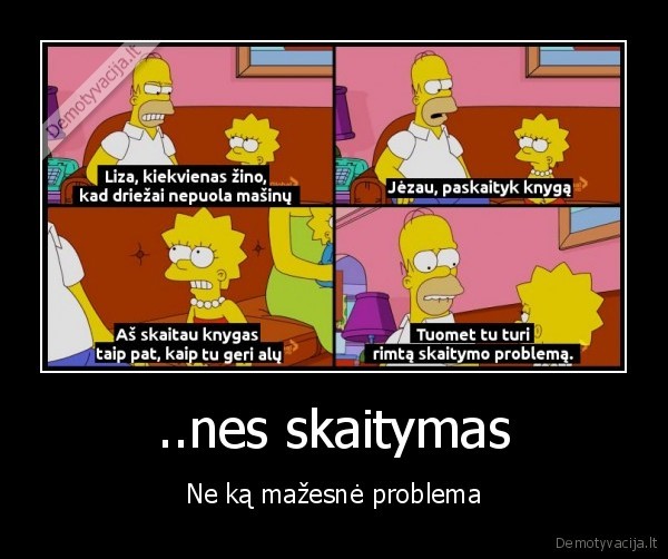 houmeris,liza,simpsonai,patarimas,problema