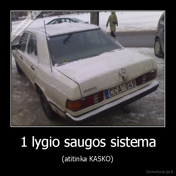1 lygio saugos sistema