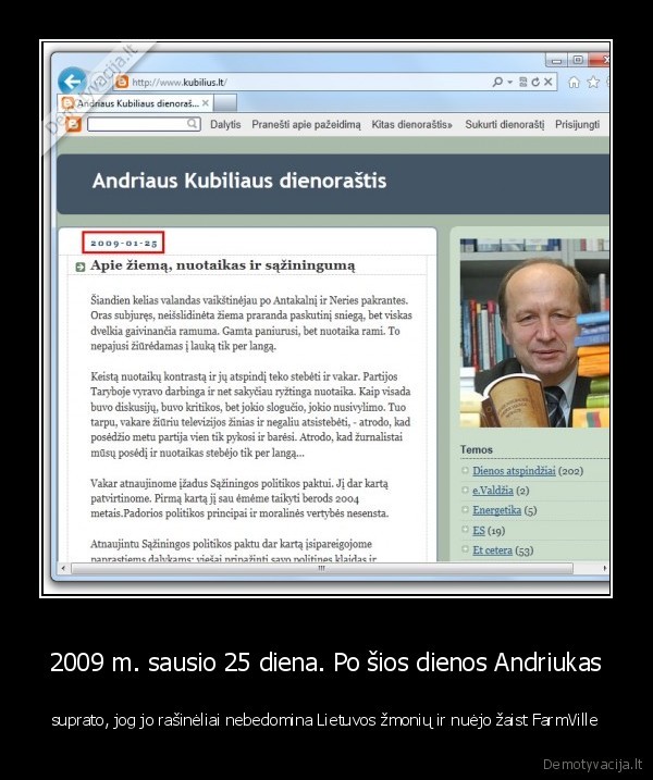 kubilius,farmville,dienorastis