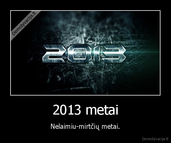 2013 metai