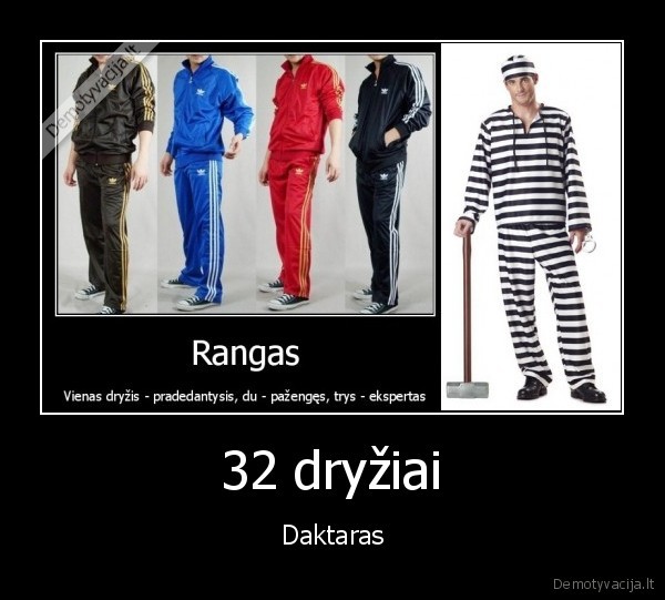 32 dryžiai