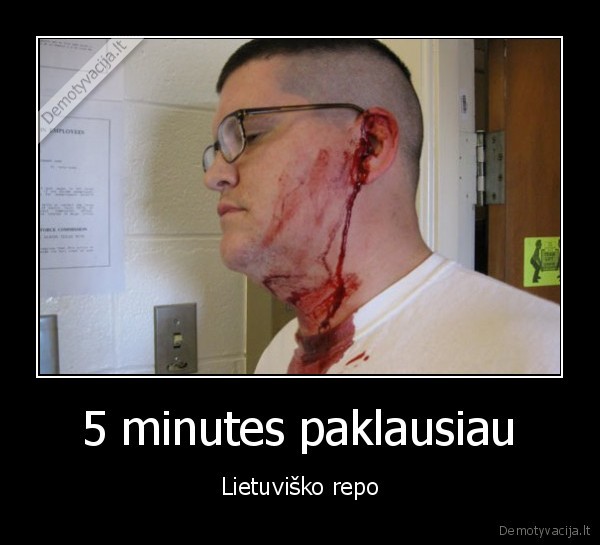 5 minutes paklausiau