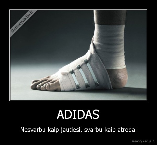 adidas, zmogu, puosia