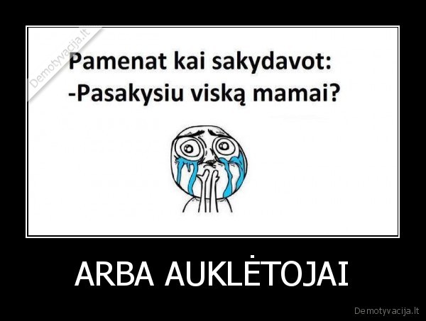 ARBA AUKLĖTOJAI