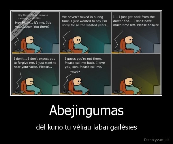 cyanidehappiness,abejingumas,komiksas,gailestis,tevas