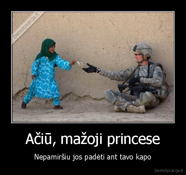 Ačiū, mažoji princese