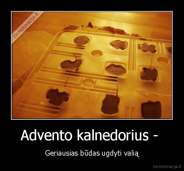 adventas, kalendorius, valia