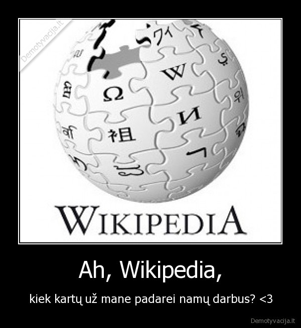 namu, darbai, geriausi, moksliukas, wikipedia