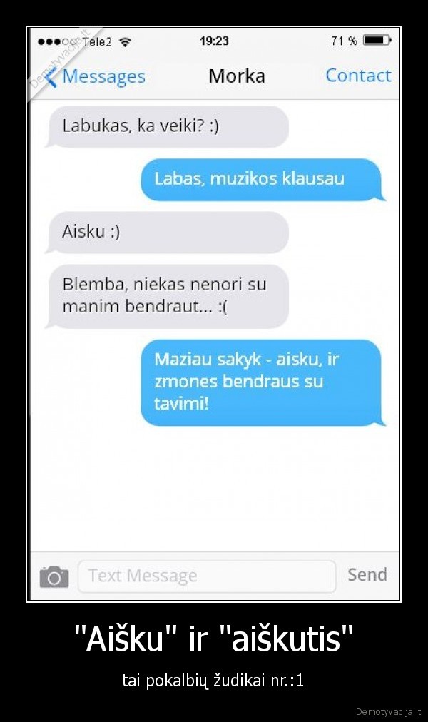 aisku,bendrauti,zmones
