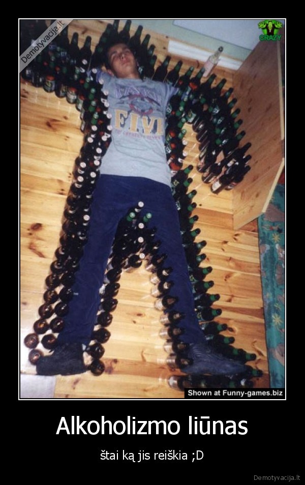 Alkoholizmo liūnas