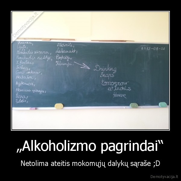 „Alkoholizmo pagrindai“