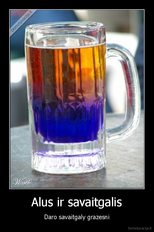 Alus ir savaitgalis