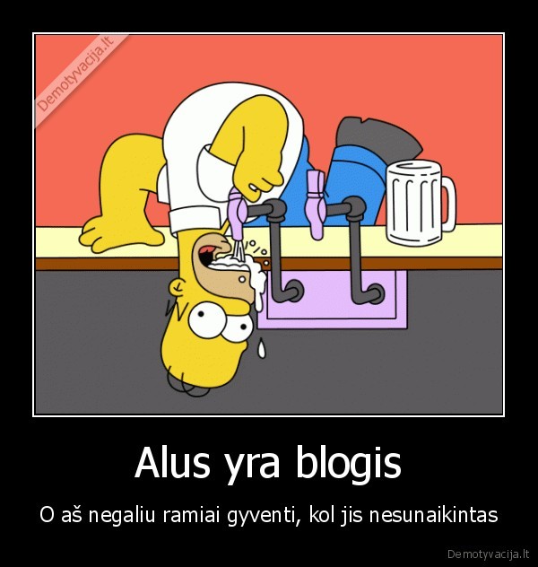 houmeris, simpsonas,alus,blogis
