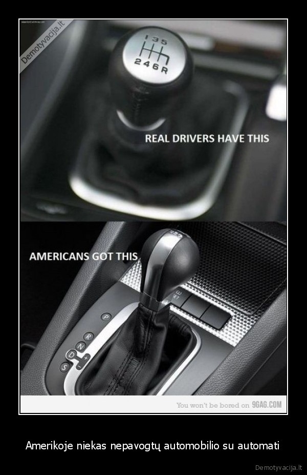 Amerikoje niekas nepavogtų automobilio su automati