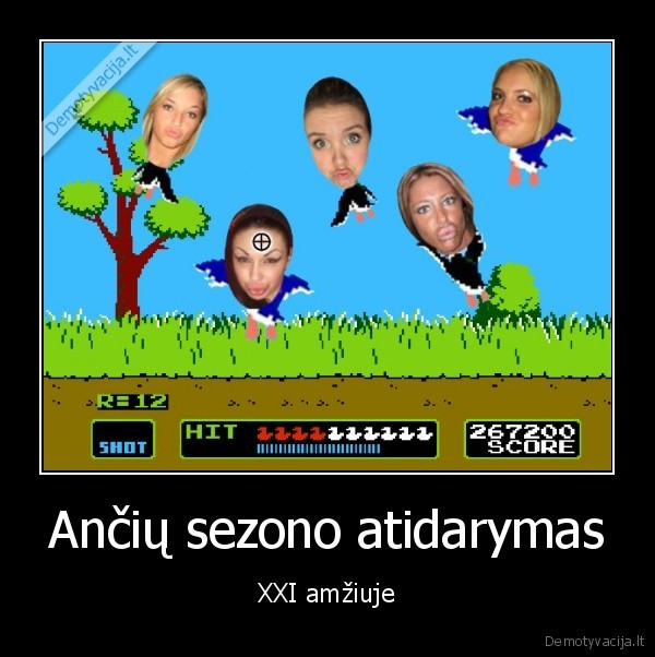 anciu, medziokle,senas, zaidimas,duckface,nostalgija