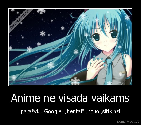 Anime ne visada vaikams