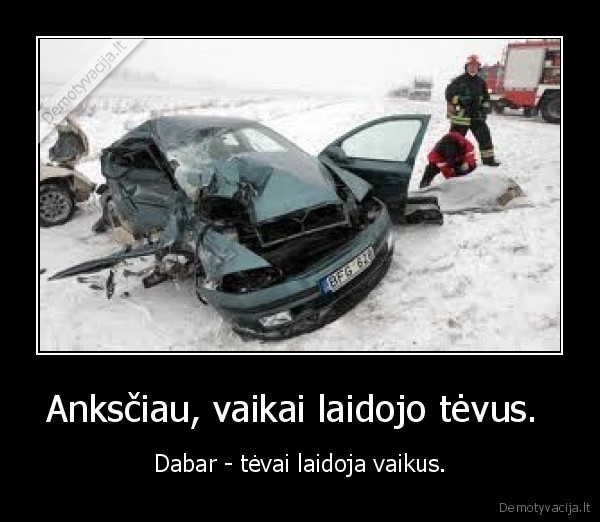 vaikai,avarijos