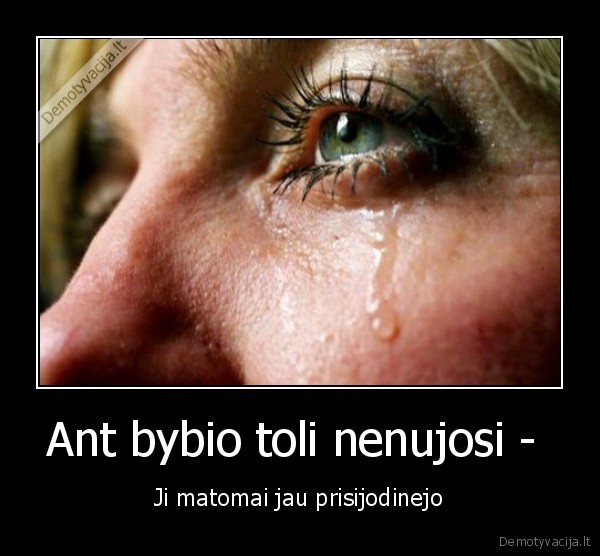 Ant bybio toli nenujosi - 