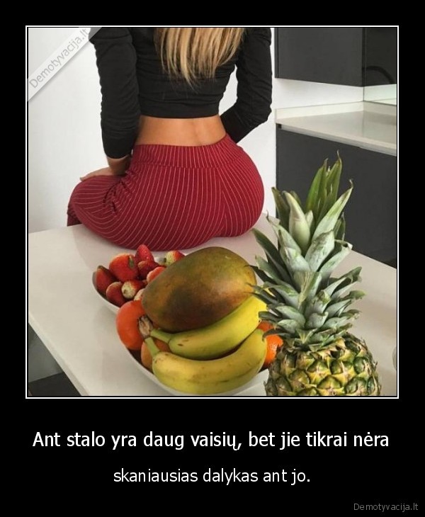 vaisiai,mergina