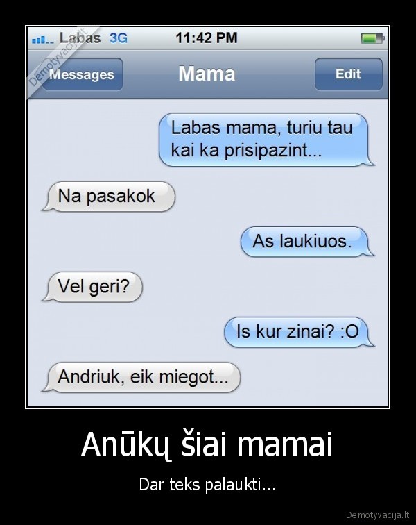 Anūkų šiai mamai