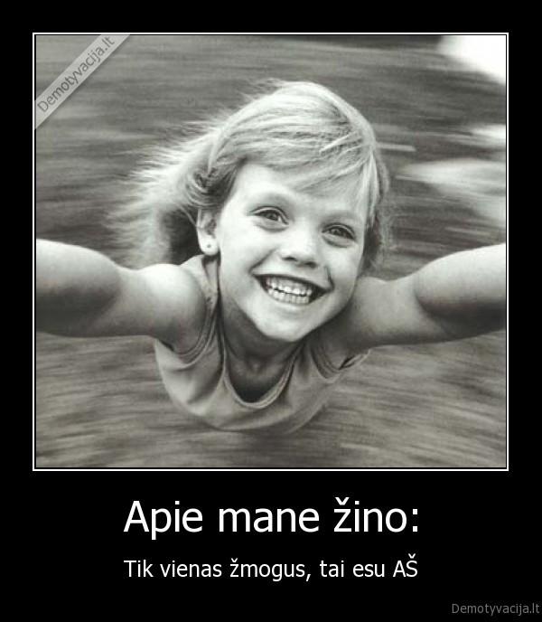 Apie mane žino: