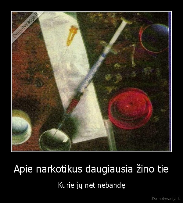 narkotikai