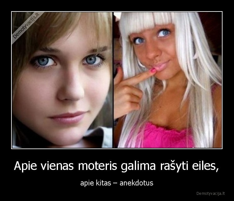 moteris,tipai,eiles,anekdotai