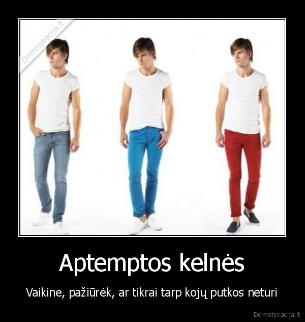 Aptemptos kelnės