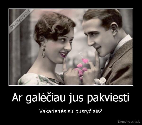 viliojantis, pasiulymas,kvietimas, vakarienes