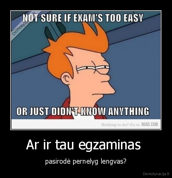 egzaminas,desimtokai,lengvas