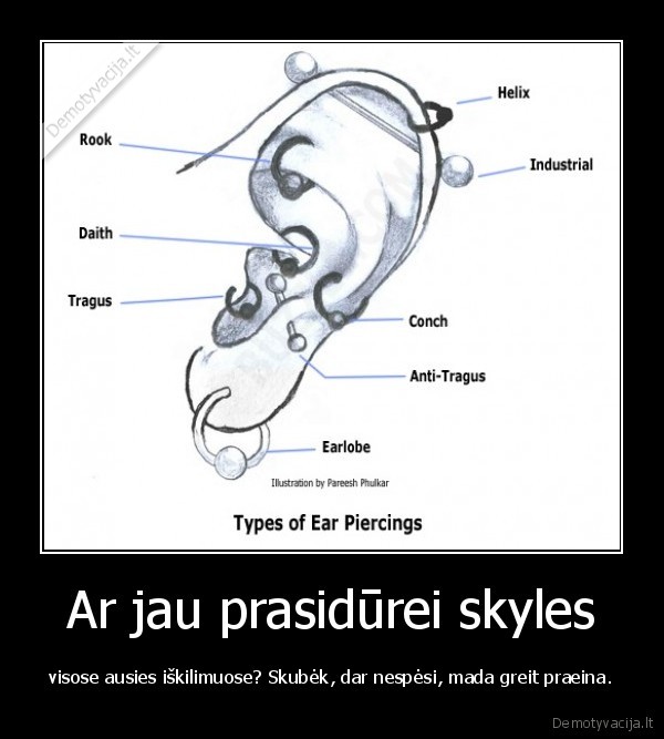Ar jau prasidūrei skyles