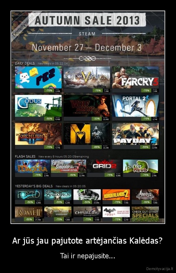 zaidimai,steam,steam_autumn_sale,ispardavimas,paskubekit