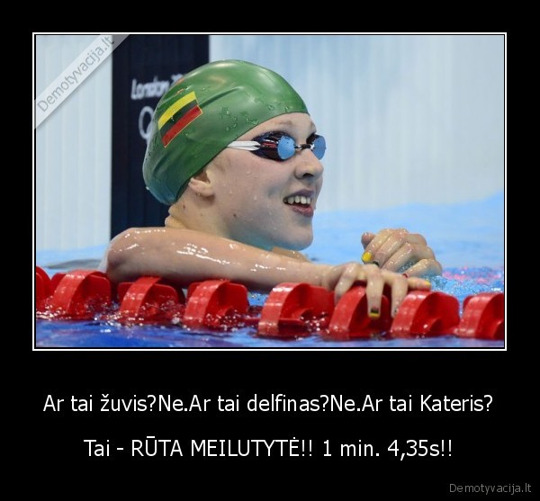 Ar tai žuvis?Ne.Ar tai delfinas?Ne.Ar tai Kateris?