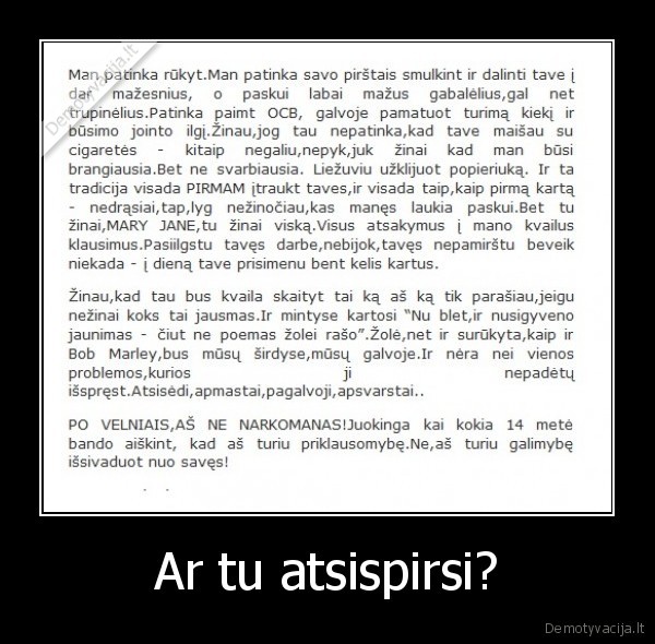 Ar tu atsispirsi?