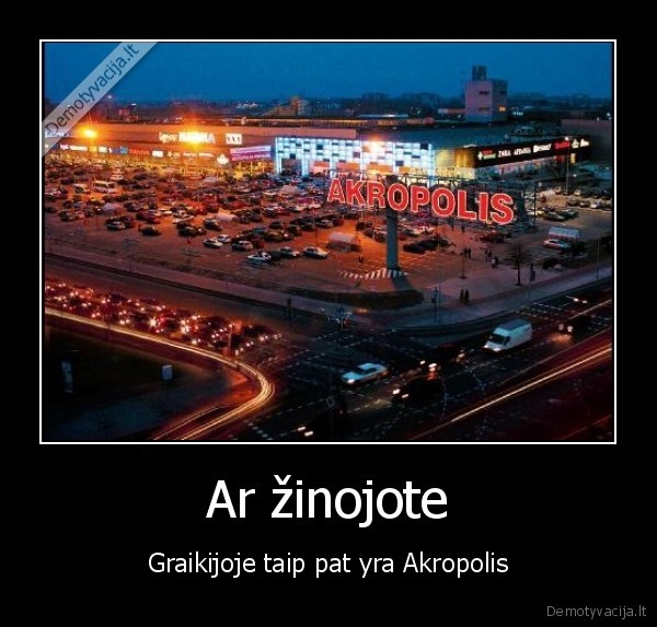 Ar žinojote