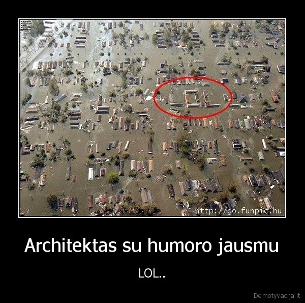 Architektas su humoro jausmu